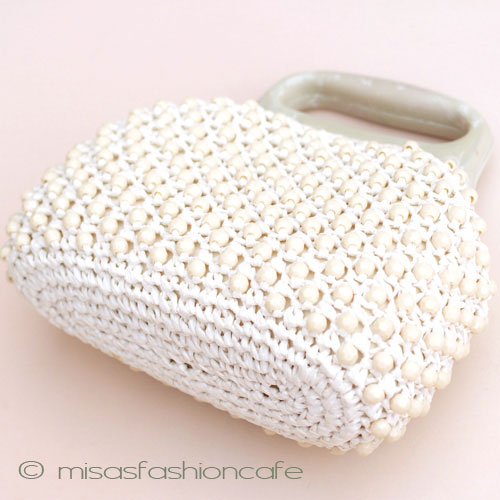 （画像用） ビンテージバッグ イタリア製　かご