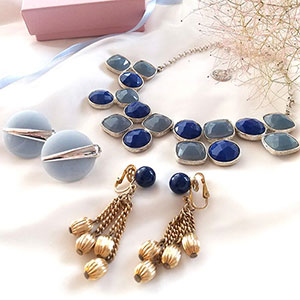 （画像用） TrifariトリファリSET 「ブルー」３点セット