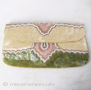 （画像用） クラッチバッグ 　スパンコール （大）