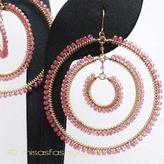 （画像用） ローズ3連　フープ