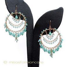 （画像用） ピアスまたはイヤリング ターコイズ　再販！