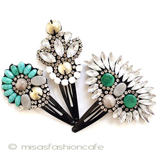 （画像用） NY　ヘアーアクセ ビジュー３セット再販！