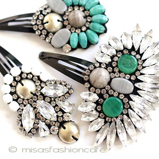 （画像用） NY　ヘアーアクセ ビジュー３セット再販！