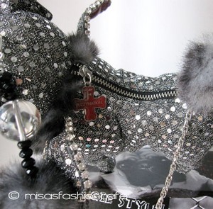 （画像用） クラッチ＆ハンドバッグ 再販!パグ（ビジュー天使）