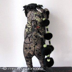 （画像用） クラッチ＆ハンドバッグ 　パグ　（麦わら帽子）