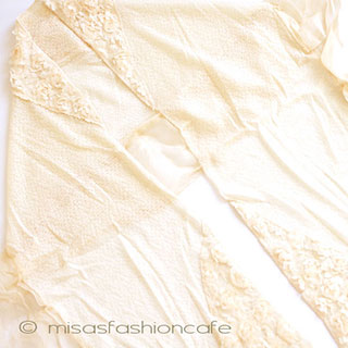 （画像用） 花ストール（クリーム）再販！