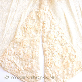 （画像用） 花ストール（クリーム）再販！