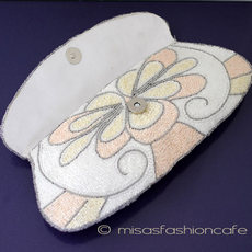 （画像用） クラッチ バッグ 　 　レモン ｘ オレンジ