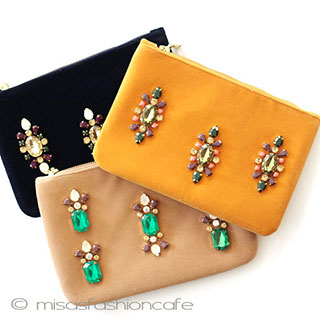 （画像用） ビジュー　バッグ ジュエル　ポーチ