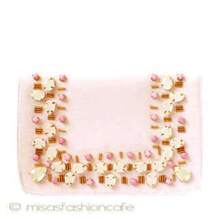 （画像用） ビジュー　バッグ ショルダーチェーン付属