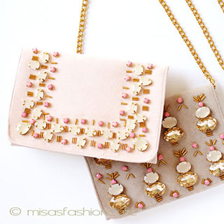 （画像用） ビジュー　バッグ ショルダーチェーン付属