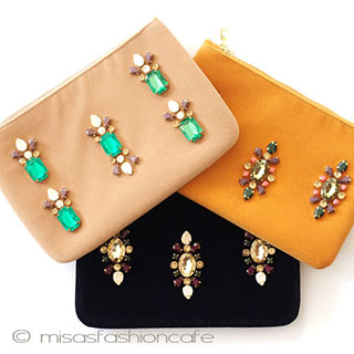 （画像用） ビジュー　バッグ ジュエル　ポーチ