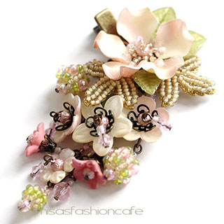 （画像用） お花ヘアクリップ再販 カリフォルニア製