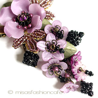 （画像用） パーティー・ヘアークリップ カリフォルニア製お花