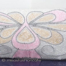 （画像用） クラッチ バッグ 　 　ピーチ ｘ ピンク