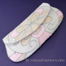 （画像用） クラッチ バッグ 　 　ピーチ ｘ ピンク