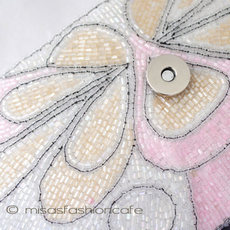 （画像用） クラッチ バッグ 　 　ピーチ ｘ ピンク