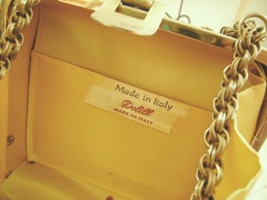 （画像用） ヴィンテージ・プチポアン イタリア製バッグ