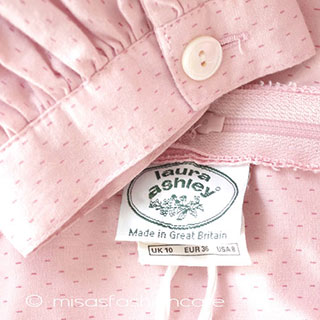 （画像用） ローラ アシュレイ　1点物 ビンテージ　ワンピース