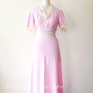 （画像用） 1点物　ビンテージ　 プリンセス　マキシワンピ