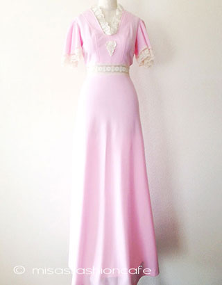 （画像用） 1点物　ビンテージ　 プリンセス　マキシワンピ