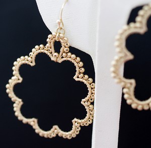 （画像用） FlyingLizard　ピアス ゴールドフープ