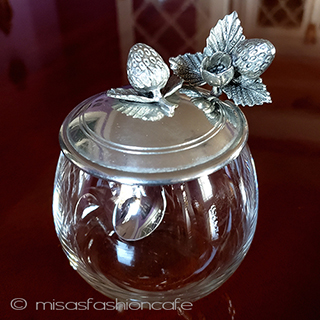 （画像用） ストロベリー苺ジャム スプーン付ガラス容器