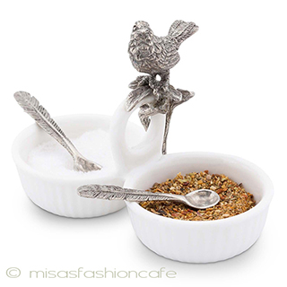 （画像用） 鳥スプーン付き調味料皿