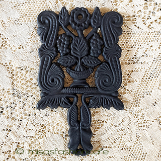 （画像用） ポットスタンド　鍋敷き ヴィンテージ　ぶどう