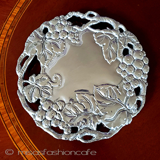 （画像用） ポットスタンド　 葡萄　鍋敷き