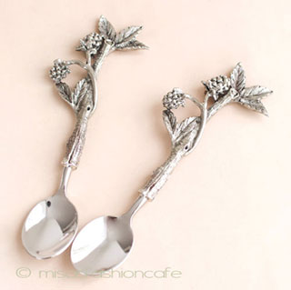 （画像用） ラズベリー野イチゴ スプーン（２本セット）