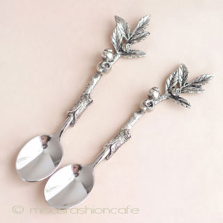 （画像用） ブルーベリー スプーン（２本セット）