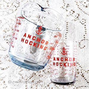 （画像用） アンカーホッキング2個set 耐熱ガラス計量カップ再販!