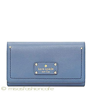 （画像用） ケイトスペード　NY 長財布　ネイビー