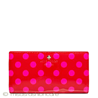 （画像用） ケイトスペード お財布　ドット柄