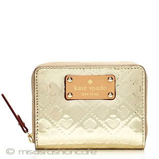 （画像用） ケイトスペード お財布　ゴールド