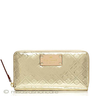 （画像用） ケイトスペード お財布　ゴールド