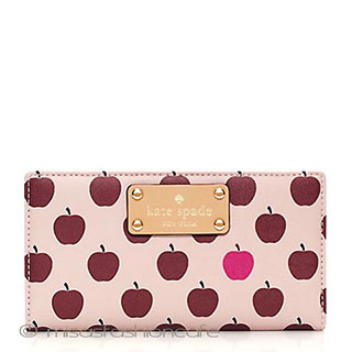（画像用） ケイトスペード再販！ お財布　アップル