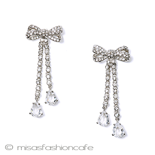 （画像用） ケイトスペード　再販 リボン　ピアス