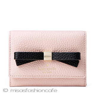 （画像用） ケイトスペード　お財布 リボン　キーリング付き