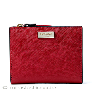 （画像用） ケイトスペード　財布 コンパクト　ローズ柄