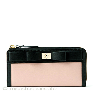 （画像用） ケイトスペード リボン　長財布