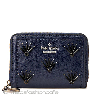 （画像用） ケイトスペード　お財布 ビーズ刺繍　二つ折り