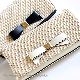 （画像用） ケイトスペード　バッグ リボン　クラッチ