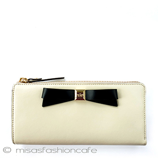 （画像用） ケイトスペード リボン　長財布