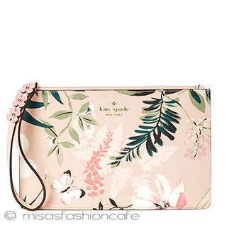 （画像用） ケイトスペード 花柄 リストレットバッグ