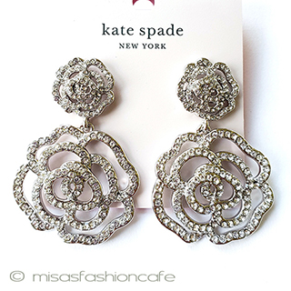 （画像用） ケイトスペード　ピアス ブライダル　フラワー