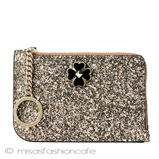 （画像用） ケイトスペード　ミニ財布 キラキラ・コンパクト