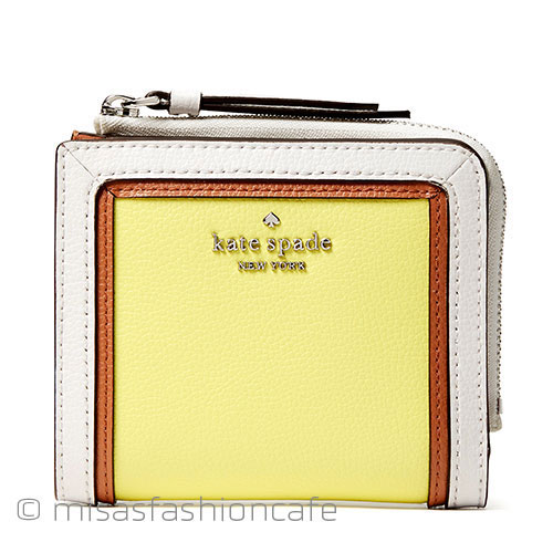 （画像用） ケイトスペード　お財布 二つ折り　3色レザー