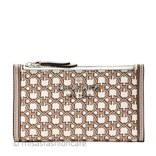 （画像用） ケイトスペード　お財布 薄型ミニ・スペード柄